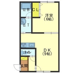 ピアパレス松陰Ⅰの物件間取画像